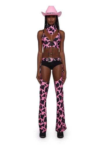 Pink cowgirl costume from Dolls Kill